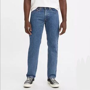 LEVI’S 505 38x30 Mens Denim Jeans Regular Fit Classic Straight Medium Wash $70
